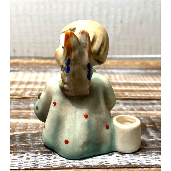 Vintage Goebel Angel Sitting Playing an Acordian 2.5" Tall West Germany - Picture 7 of 11